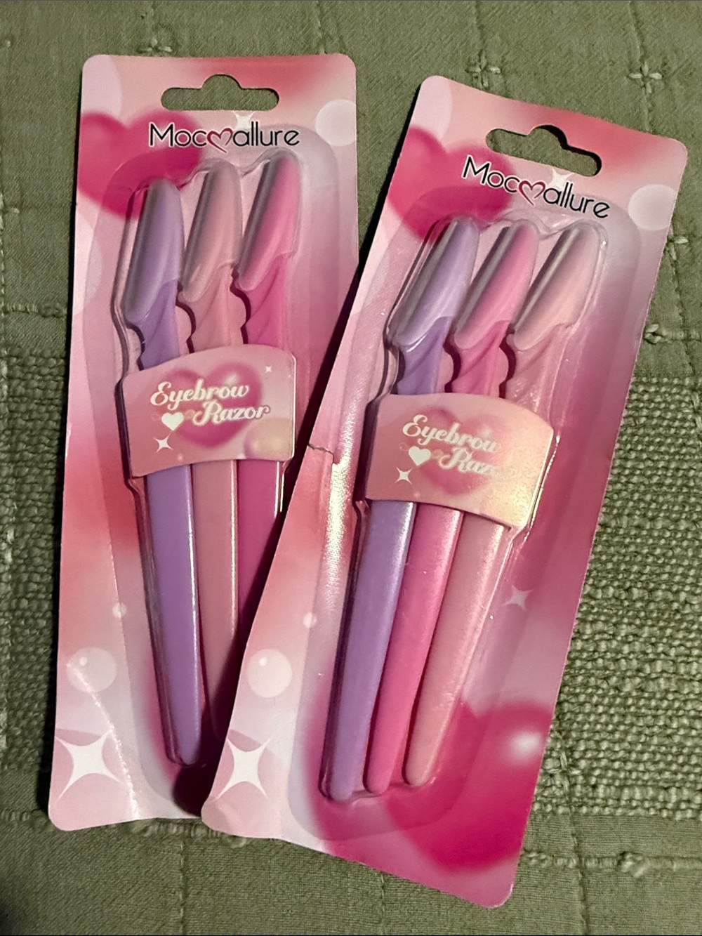 5/$25 Eyebrow Razor Trio set of 2